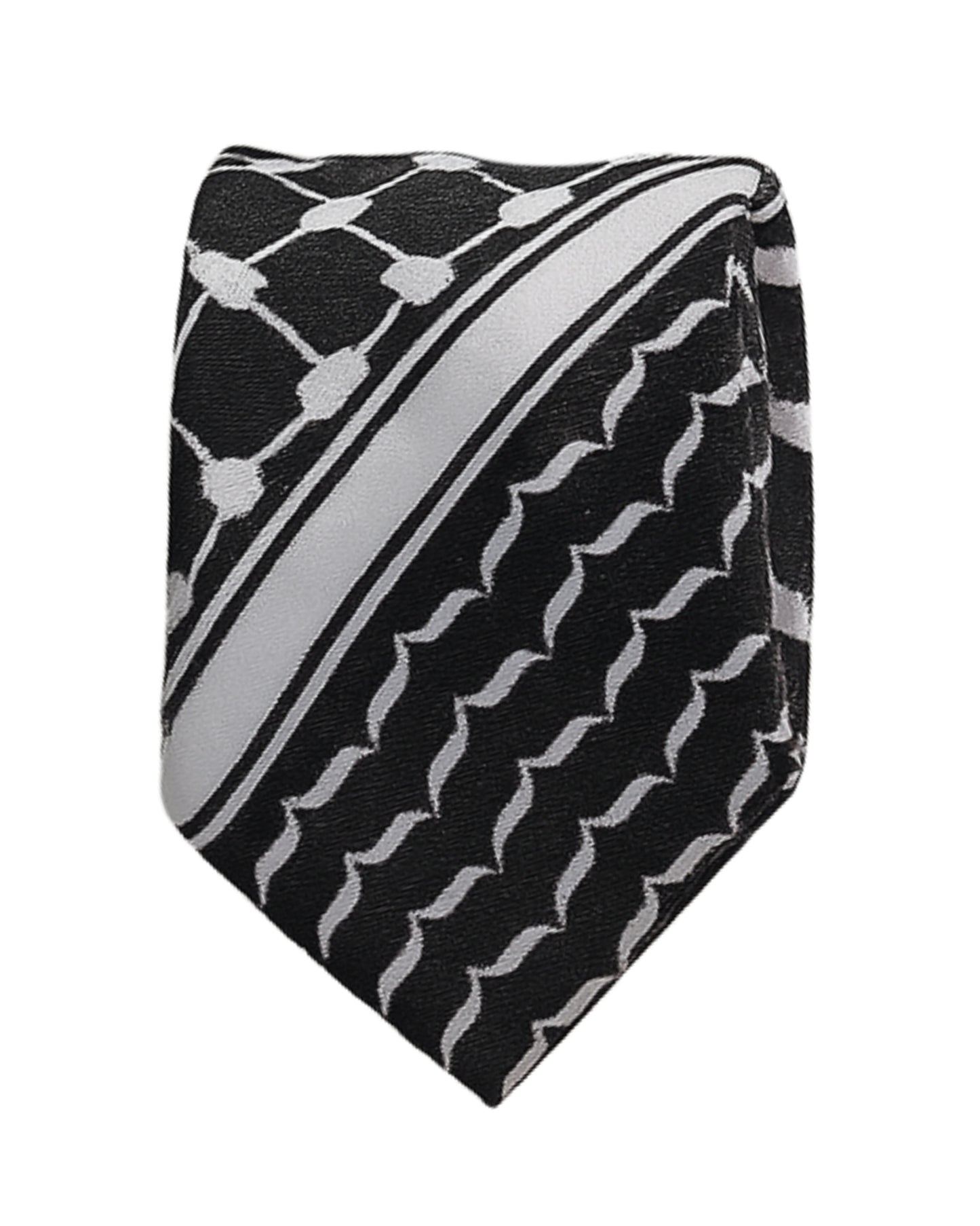 Keffiyeh Tie - The Obsidian